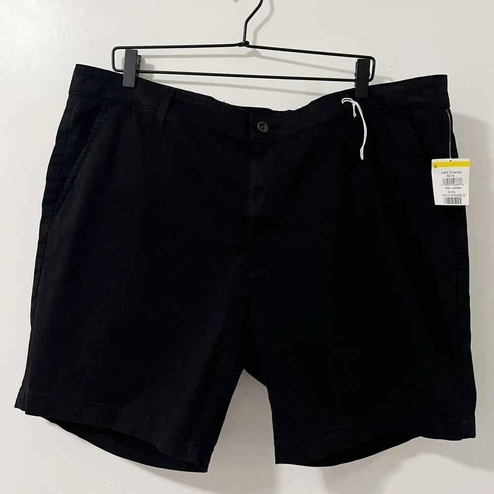 AG Adriano Goldschmied Cipher Slim Short Mens 40 Black Stretch Twill